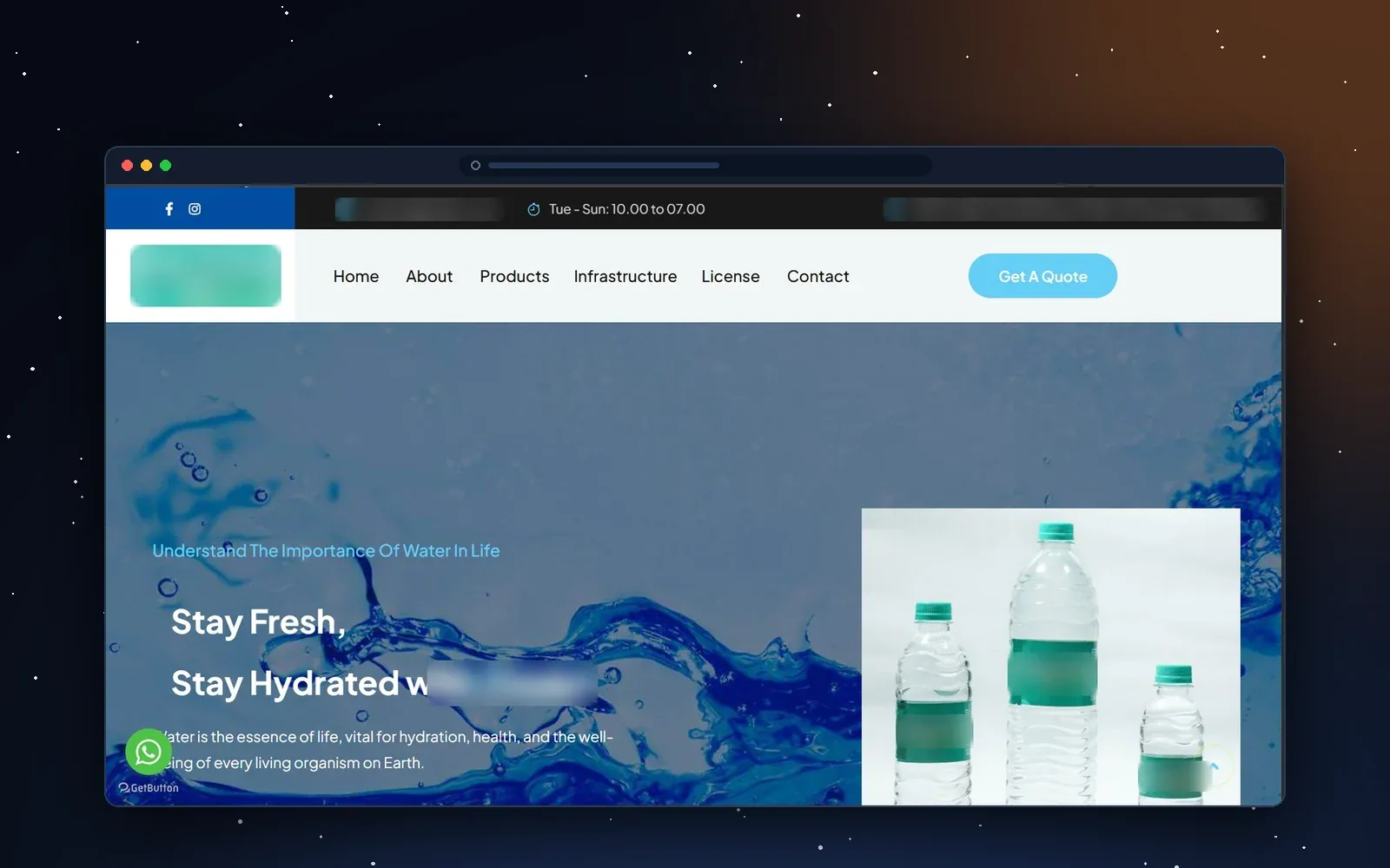 Brand website by AstraTech Solutions